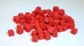 Кубик дерев'яний Mayday 8 мм - червоний - 100 штук