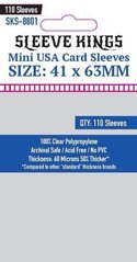 Протекторы Sleeve Kings (41x63 mm) Mini USA (110 шт)