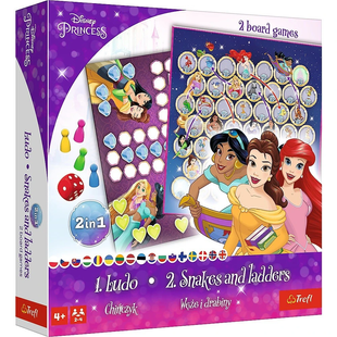 Лудо + Змії і Драбини 2 в 1: Принцеси Disney