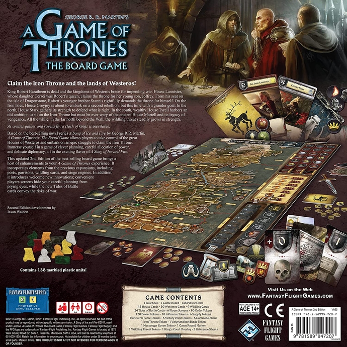 A Game of Thrones Boardgame 2nd Edition (Игра Престолов)