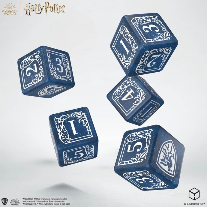 Набір кубиків з мішечком Harry Potter. Ravenclaw Dice & Pouch (5)