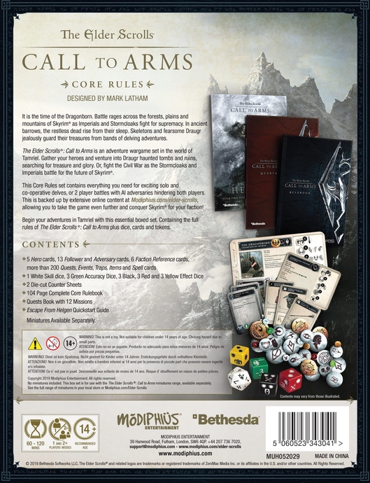 The Elder Scrolls Call to Arms: Core Rules