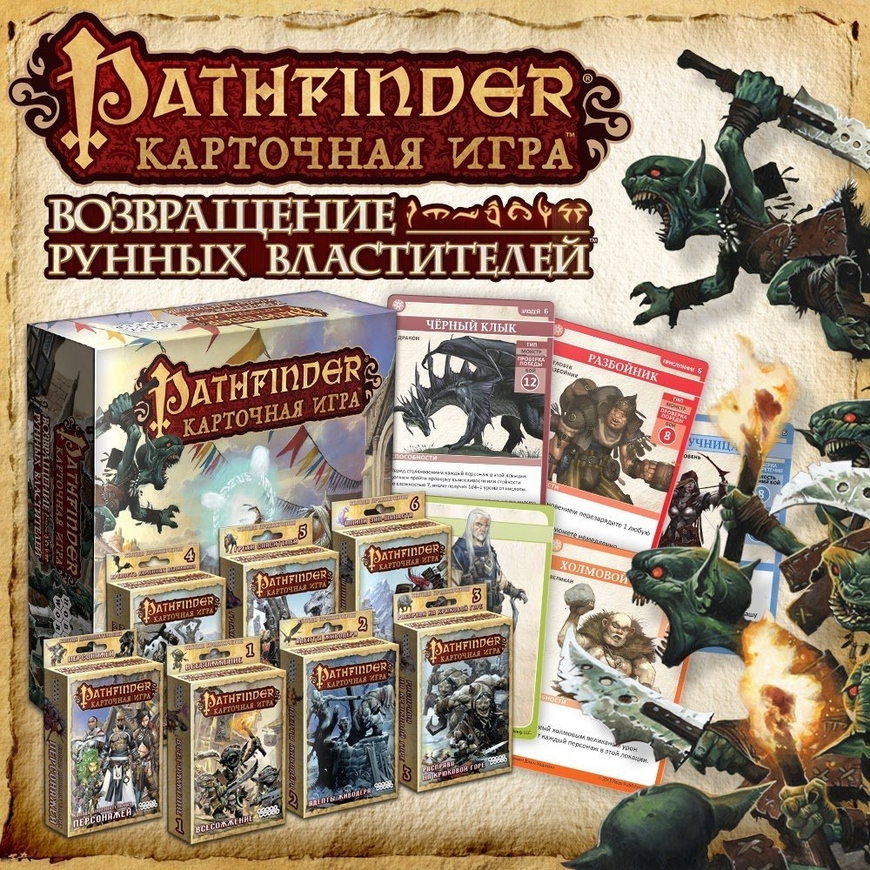 Pathfinder. Полный комплект "Возвращение Рунных Властителей"