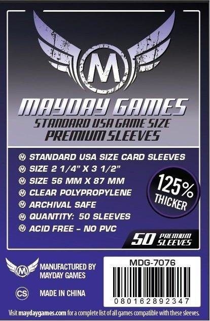 Протекторы Mayday (56x87 mm) Premium USA (50 шт)