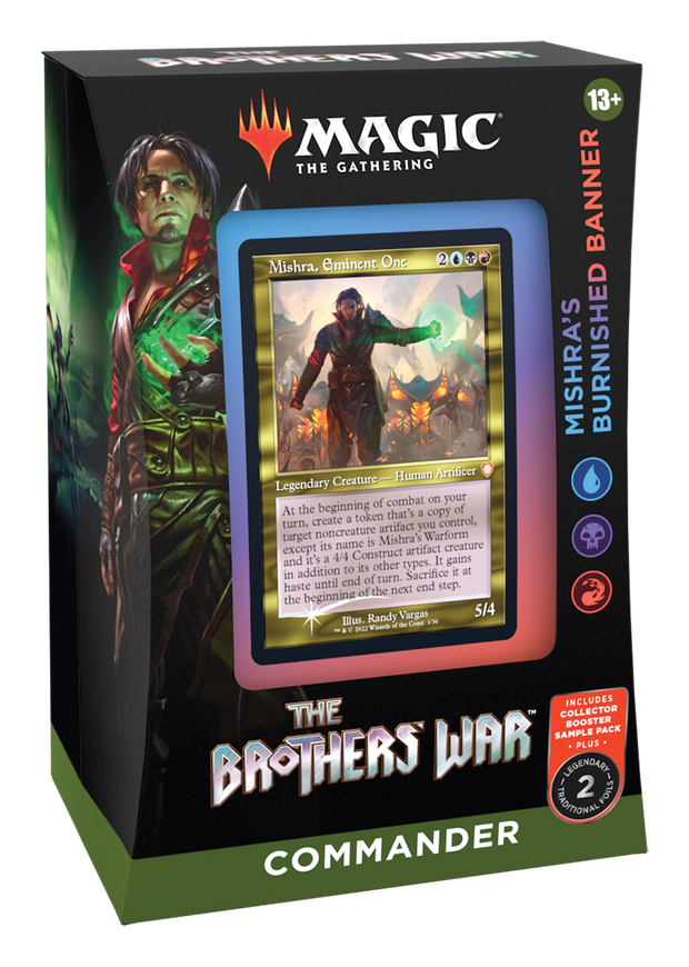 Commander Deck Mishra's Burnished Banner The Brothers War Magic The Gathering АНГЛ