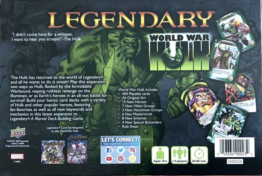 Legendary: Marvel Deck Building Game – World War Hulk