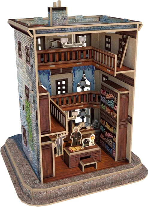 Магазин волшебных палочек Оливандера Пазл 3D Гарри Поттер (Ollivander Wand Shop Set 3D puzzle Harry Potter)
