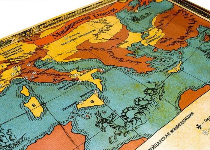 Макабричний Ренесанс: Карта макабричної Європи