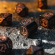 Набір кубиків Dragons Modern Dice Set: Obsidian (7)