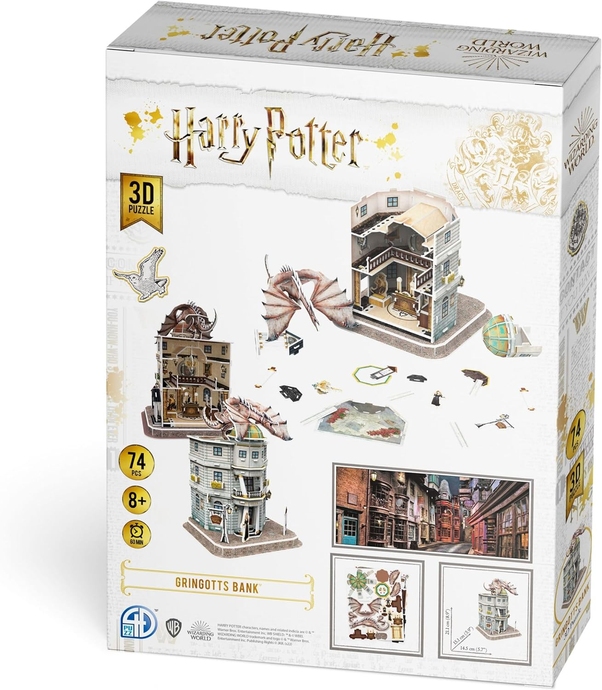Банк Ґрінґотс Пазл 3D Гаррі Поттер (Gringotts Bank Set 3D puzzle Harry Potter)