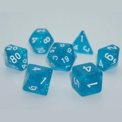 Набор кубиков Games7Days GLITTER - Голубой (7 шт)