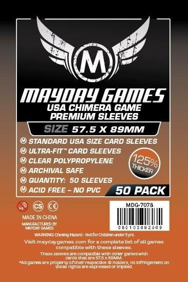 Протекторы Mayday (57.5x89 mm) Premium USA Chimera (50 шт)