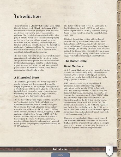 Chivalry & Sorcery 5th Edition