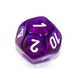 Кубик D12 Полупрозрачный Фиолетовый