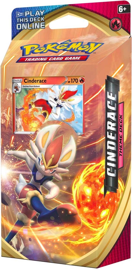 Колода Pokemon TCG: Sword & Shield Cinderace Theme Deck