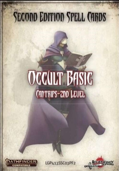 Pathfinder 2E Spell Cards: Occult Basic