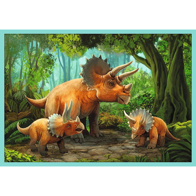 Набір пазлів 10 в 1. Знайомтеся з усіма динозаврами