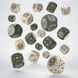 Набір кубиків Crosshairs Compact D6: Beige & Olive Dice Set