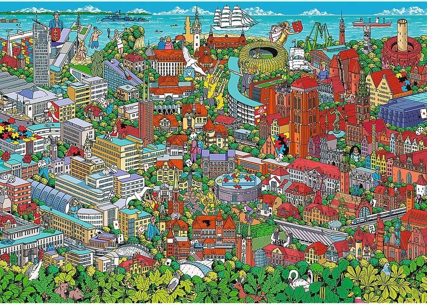 Пазл Город (1000)