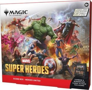 Scene Box Heroes United Marvel Super Heroes Magic The Gathering АНГЛ