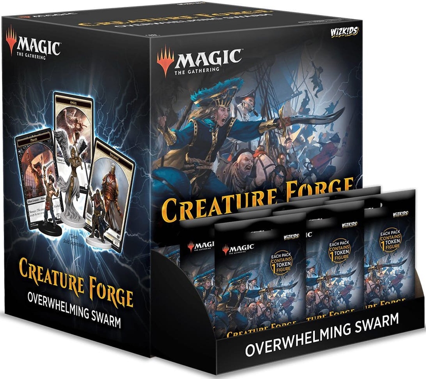 Magic: The Gathering Creature Forge Overwhelming Swarm Дисплей