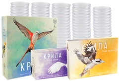 Защита для жетонов Крылья (Wingspan) + Птицы Европы и Океании - комплект