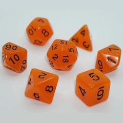 Набор кубиков Games7Days GLOW IN THE DARK - Оранжевый (7 шт)