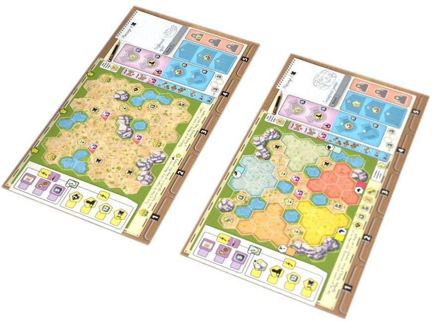 Новый Ковчег. Карты зоопарков (Набор 1). Zoo Map Pack 1