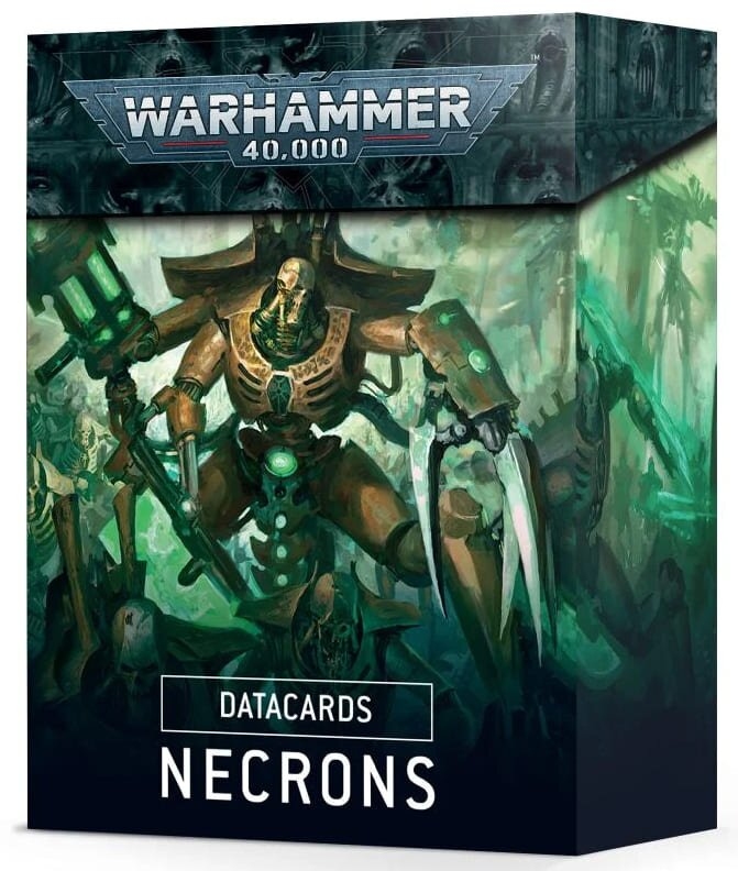 Datacards: Necrons Warhammer 40000