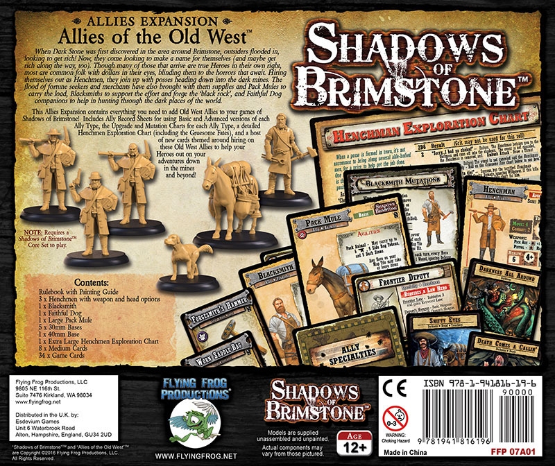 Shadows of Brimstone: Old West Allies