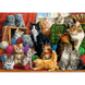 Пазл Арт коллекция: Встреча котиков (1000)