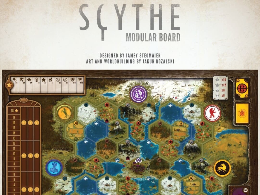 Scythe: Modular Board (Коса. Складене поле)