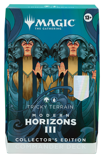 Collector's Commander Deck Tricky Terrain Modern Horizons 3 Magic The Gathering АНГЛ