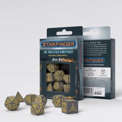Набір кубиків Starfinder Threefold Conspiracy Dice Set (7)