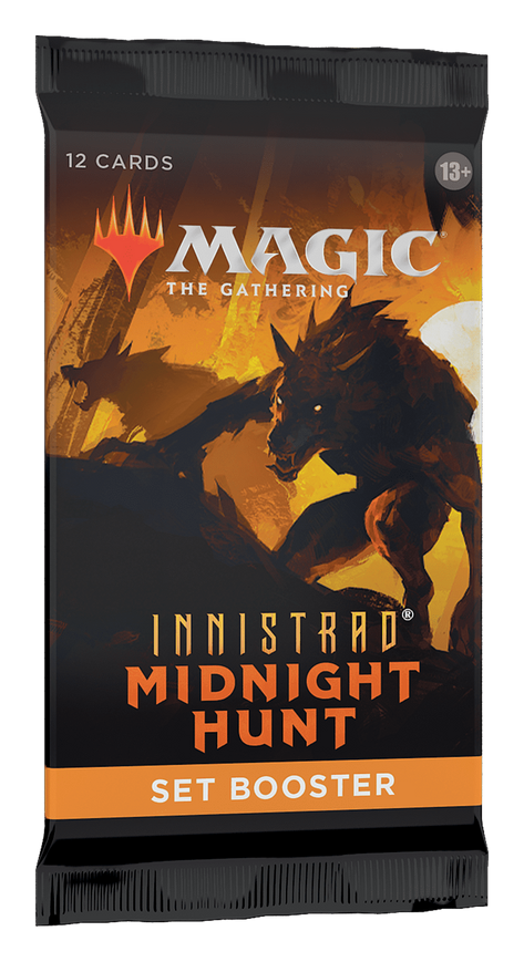 Бустер выпуска Set Booster Innistrad: Midnight Hunt Magic The Gathering АНГЛ