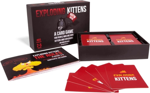 Настільна гра Exploding Kittens: NSFW (Вибухові кошенята 18+) англійською  купити недорого з доставкою по Україні