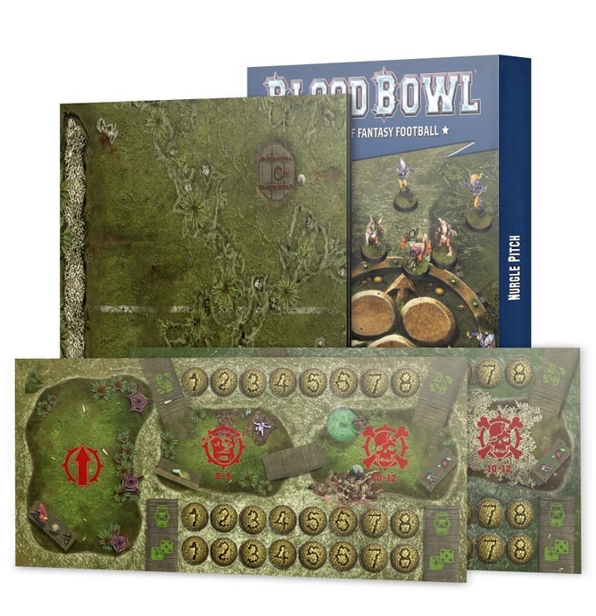 Blood Bowl: Nurgle Pitch and Dugouts