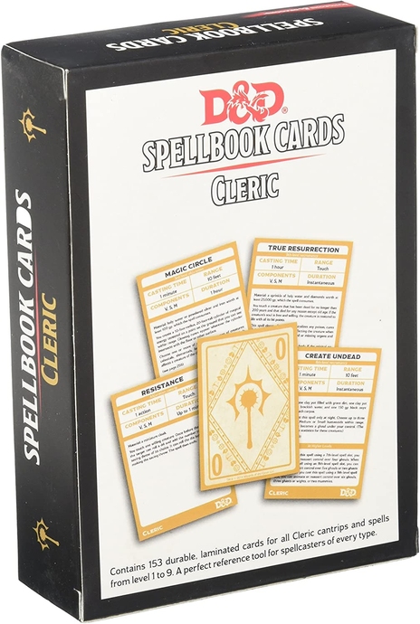 Dungeons & Dragons Spellbook Cards: Cleric Deck