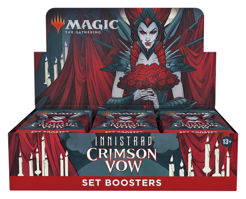 Дисплей бустерів випуску Set Booster Innistrad: Crimson Vow Magic The Gathering АНГЛ