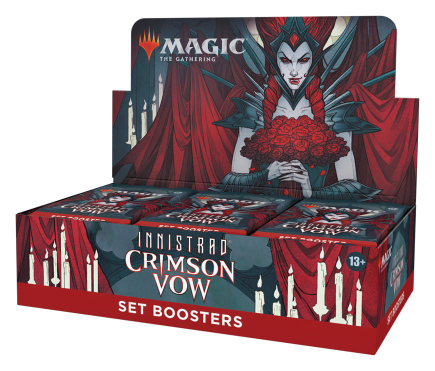 Дисплей бустерів випуску Set Booster Innistrad: Crimson Vow Magic The Gathering АНГЛ