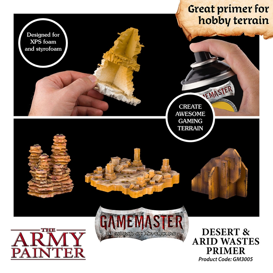 Спрей-грунтовка Gamemaster Primers Gamemaster Desert & Arid Wastes Terrain Primer