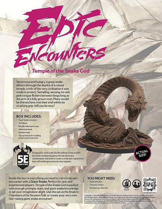 Epic Encounters: Temple of the Snake God