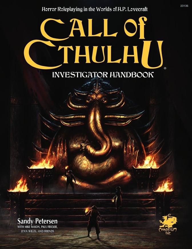 Call of Cthulhu RPG Investigator Handbook 7th Edition
