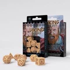 Набір кубиків Viking Beige & burgundy Dice Set (7)
