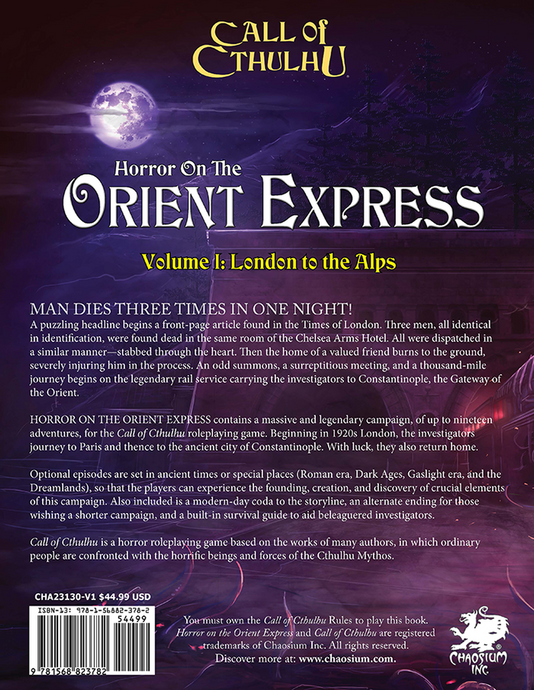 Call of Cthulhu Horror on the Orient Express Set УЦІНКА