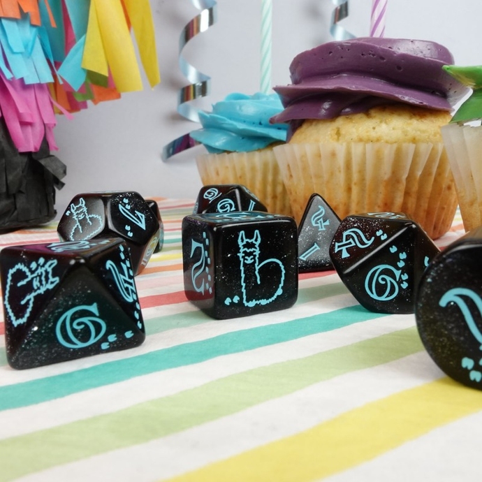 Набор кубиков 20 years: Llama Dice Set (8)