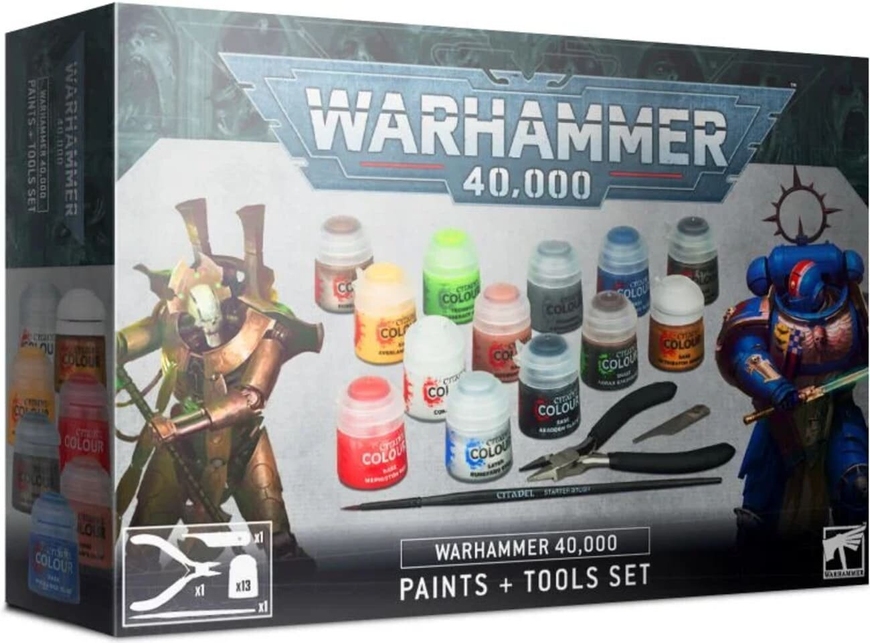 Набір Warhammer 40000: Paints + Tools Set Warhammer 40000