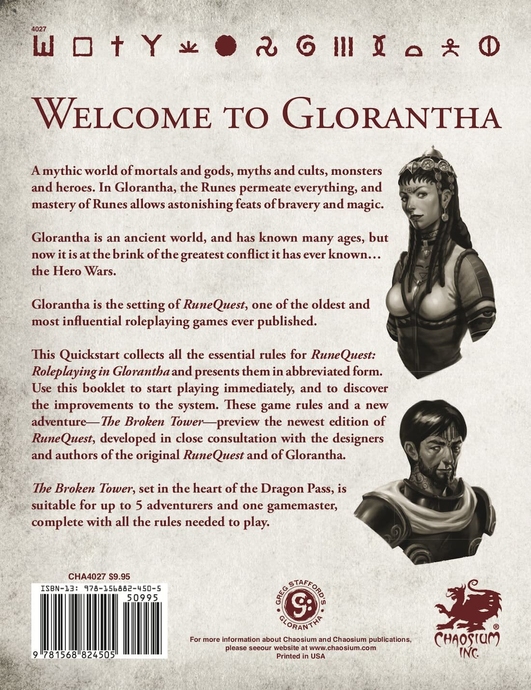 RuneQuest: Roleplaying in Glorantha Quickstart