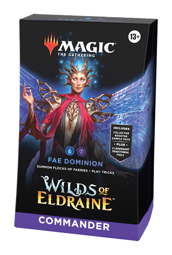 Commander Deck Fae Dominion Wilds of Eldraine Magic The Gathering АНГЛ