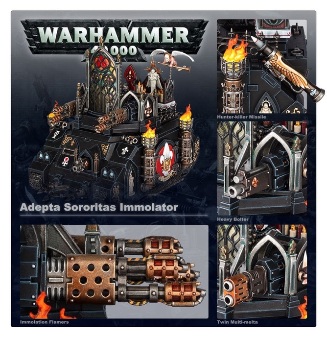 Adepta Sororitas Immolator Warhammer 40000